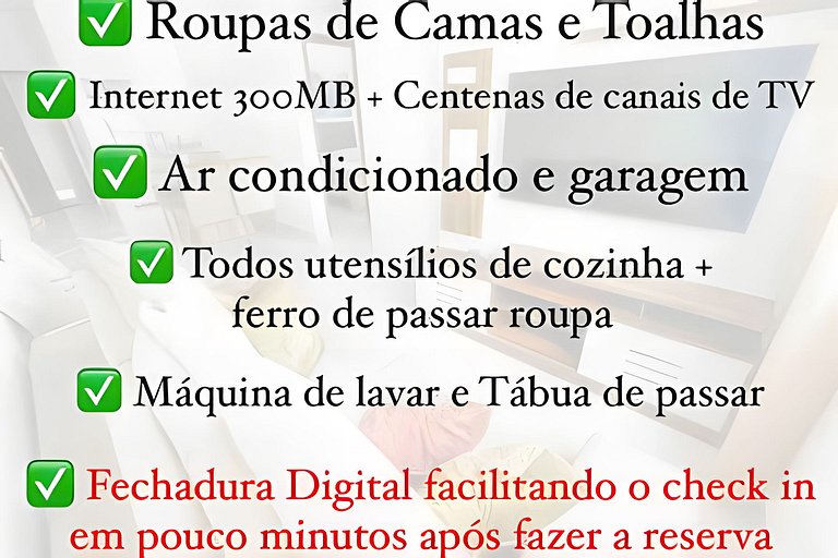 206- Apartamento Completo Para Até 6 Hóspedes